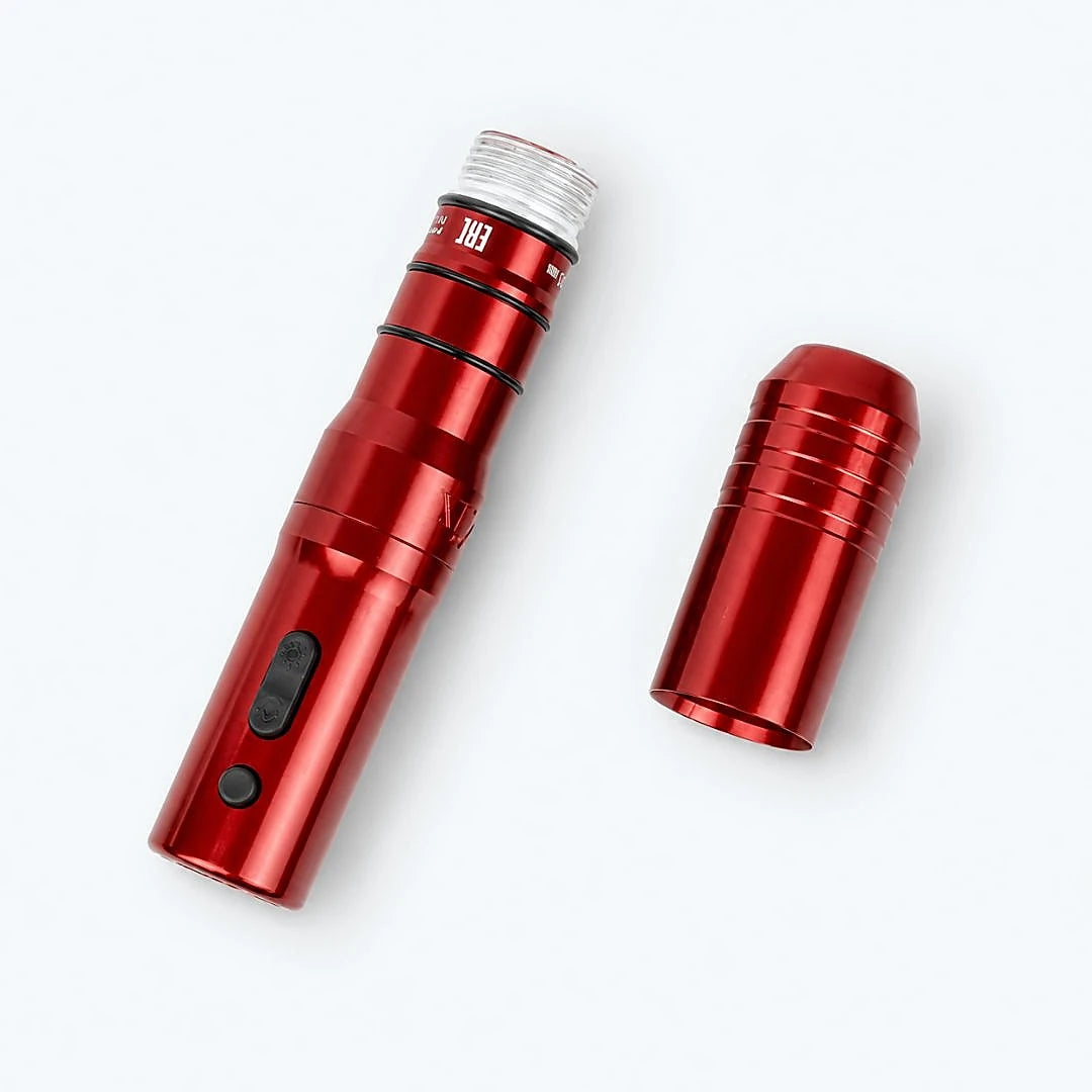 Etalon Mix Lilit Pro rojo, cuerpo y módulo de batería separados