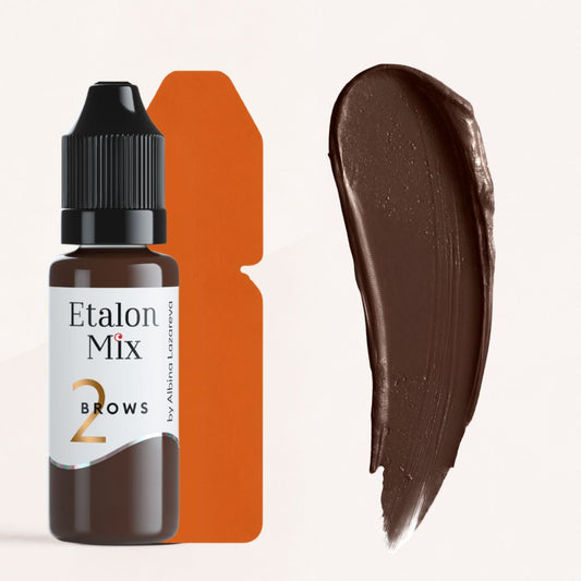 Swatch Etalon Mix Milk Chocolate N°2 marrone caldo