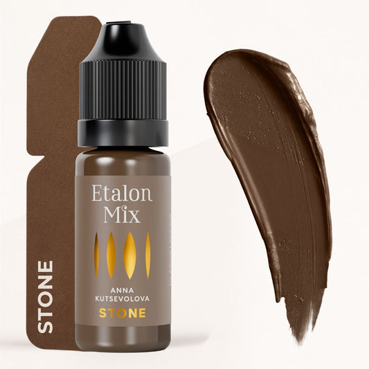 Etalon Mix Stone con swatch marrone.