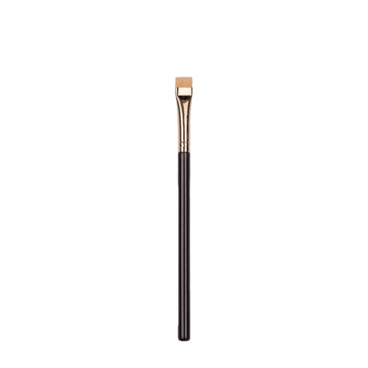 Pennello dritto grande nero per trucco permanente e micropigmentazione, strumento di progettazione professionale by Alena Pestova, ideale per contorni precisi e rifiniture PMU.