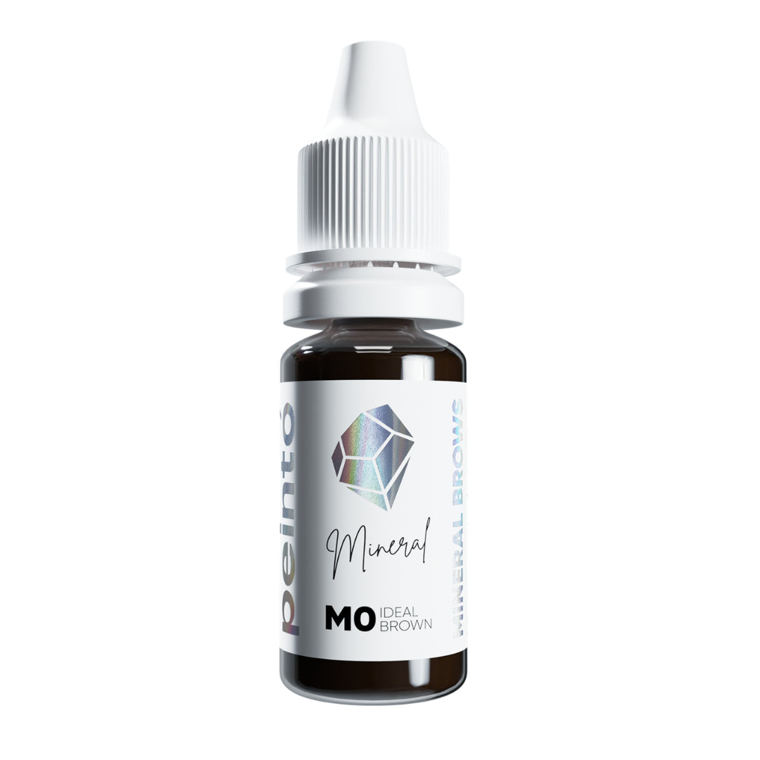 Pigmento PMU para cejas Peintó Mineral M0 Ideal Brown 10 ml marrón neutro puro frasco profesional para micropigmentación de cejas