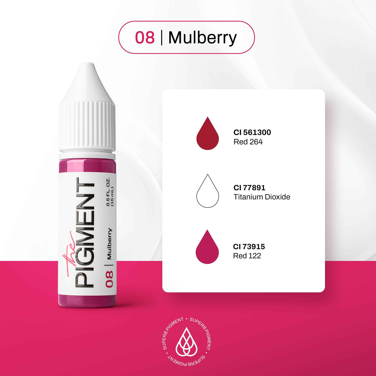 The Pigment 08 Mulberry – Pigmento Labbra PMU 15 ml