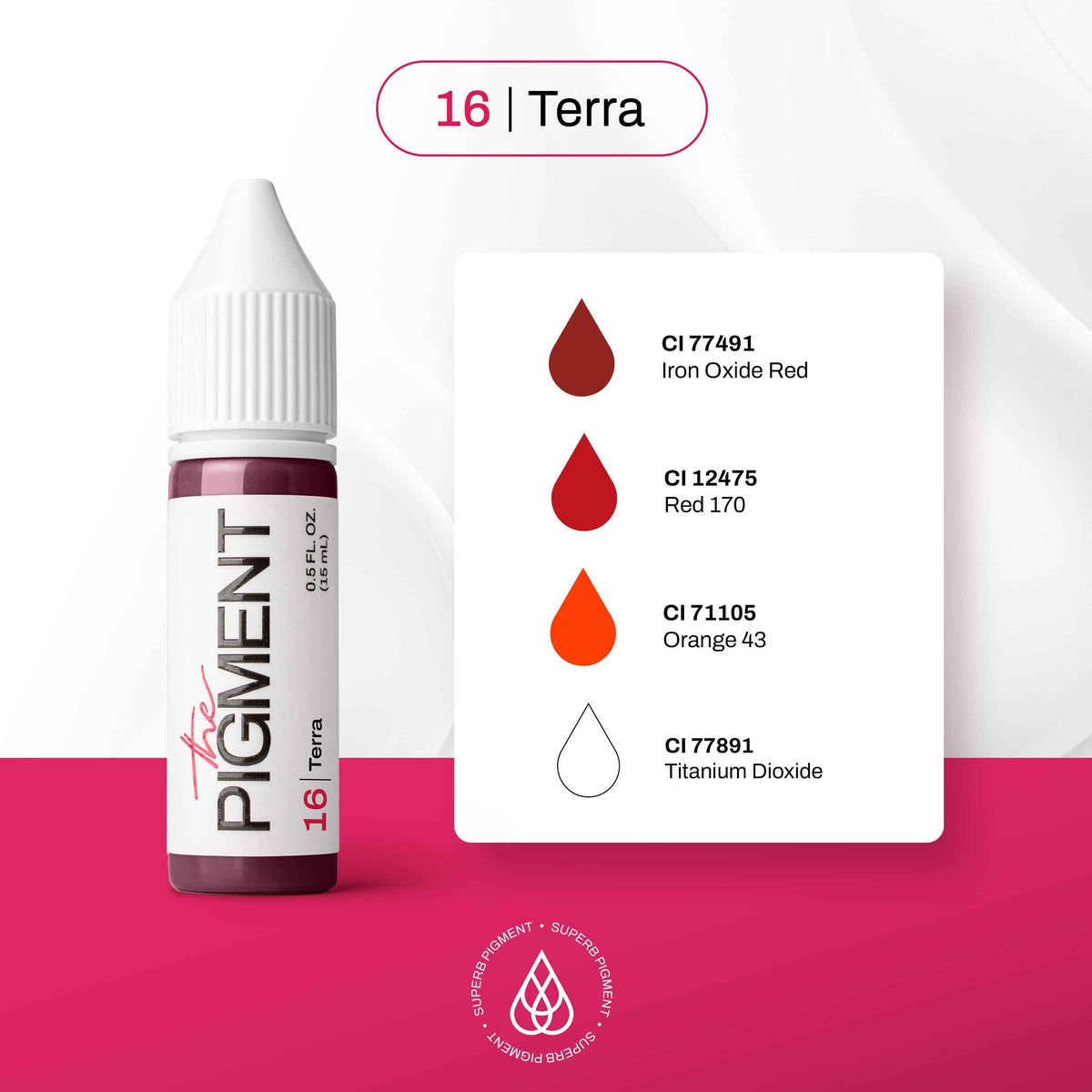 The Pigment Terra 15 ml – Pigmento PMU Labbra | 16