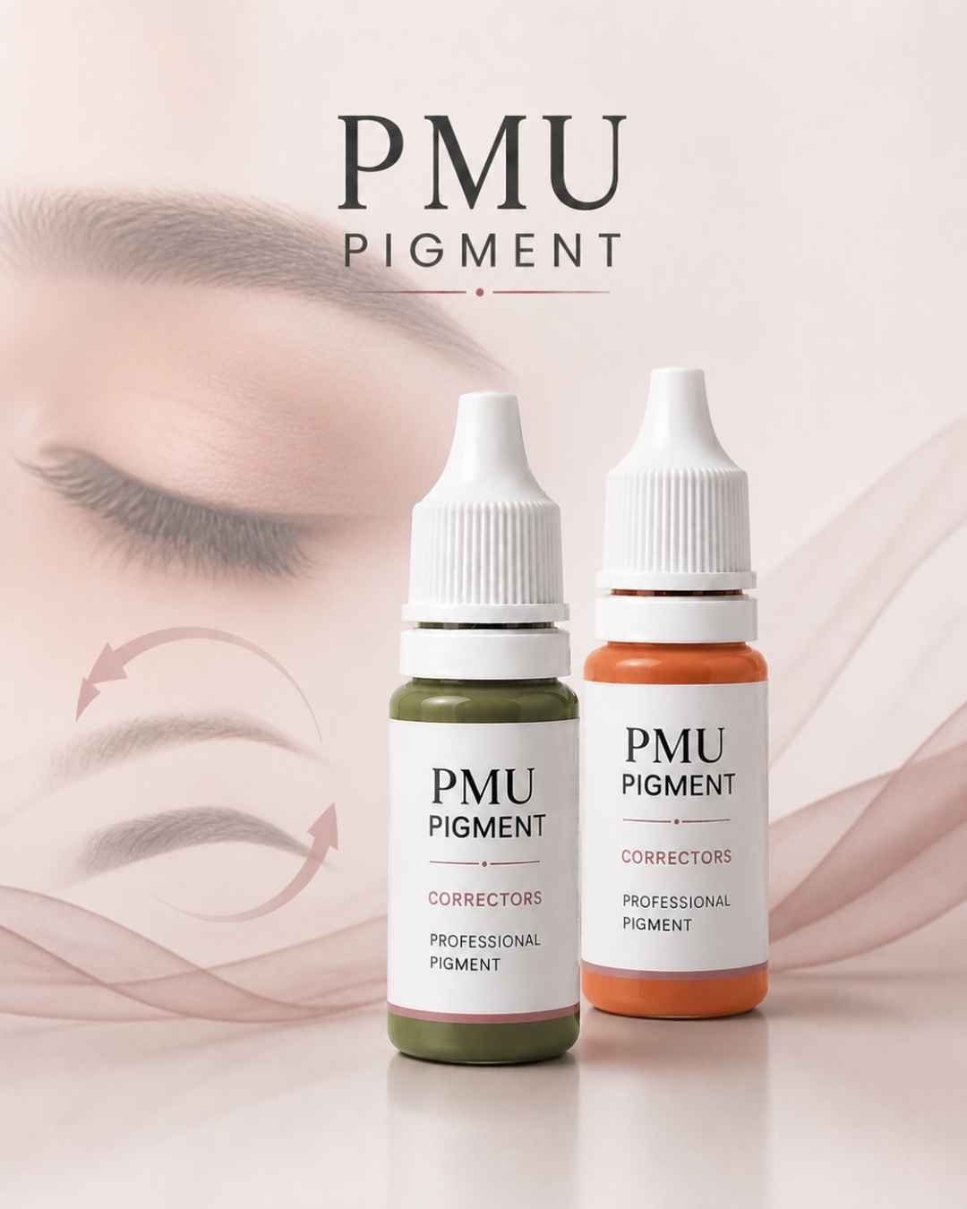 Correttori PMU professionali per neutralizzare viraggi e riequilibrare sottotoni nel trucco permanente in modo controllato