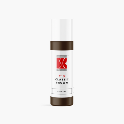 Pigmento PMU Swiss Color Sopracciglia 715 Classic Brown