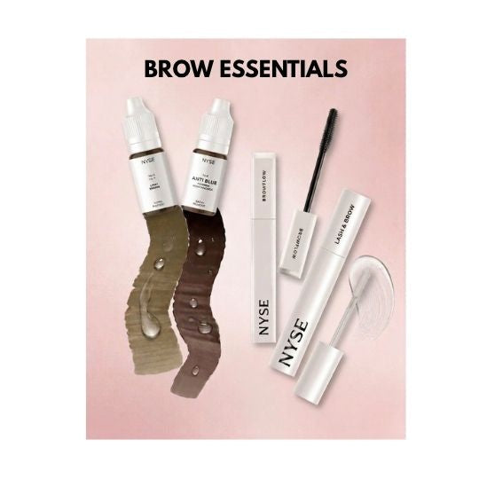 NYSE Kit Brow Essentials – Light Brown, Anti Blue y Gel Brow Flow