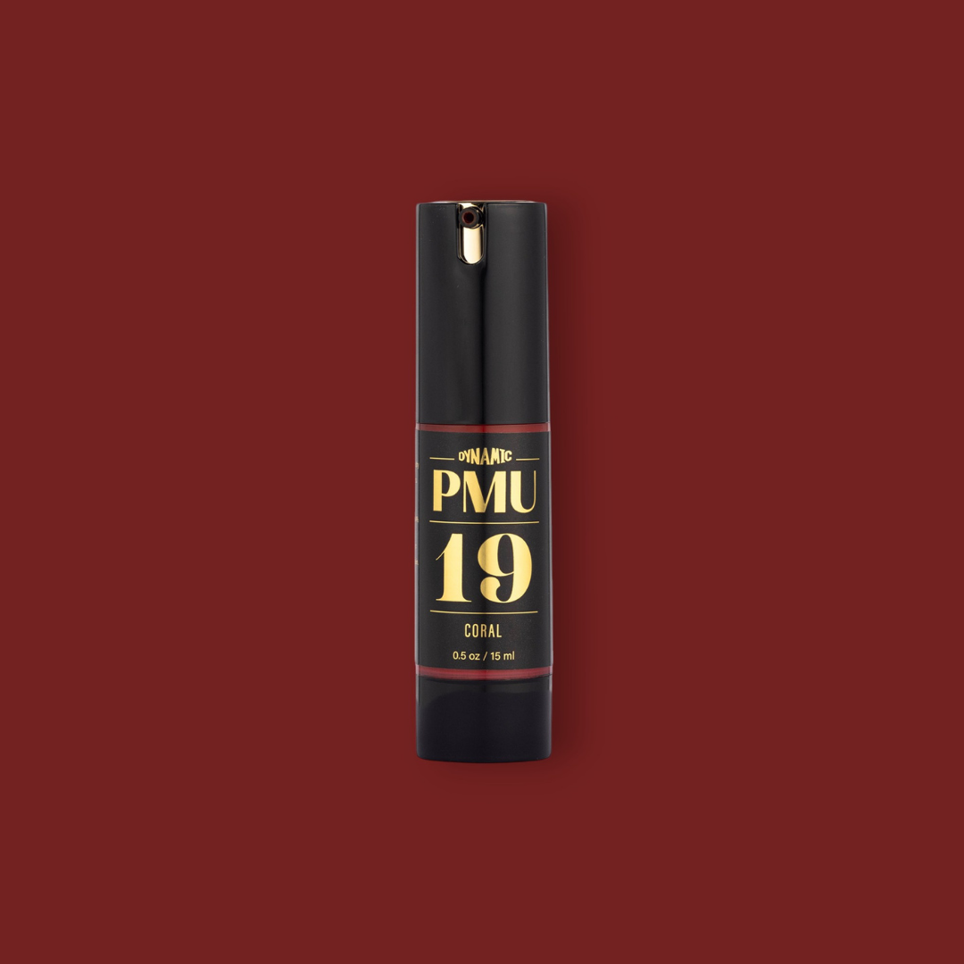 Dynamic 19 Coral – Pigmento rojo coral para micropigmentación de labios