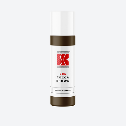 Pigmento PMU Swiss Color Cocoa Brown marrone cenere freddo per sopracciglia