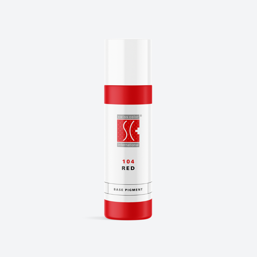 Pigmento PMU Swiss Color 104 Red colore rosso caldo intenso per labbra