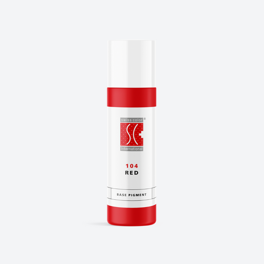 Pigmento PMU Swiss Color 104 Red colore rosso caldo intenso per labbra