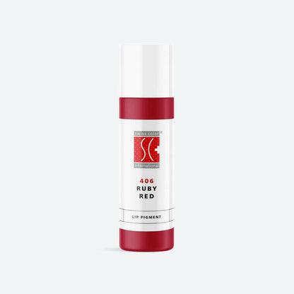 Pigmento PMU labbra 406 Ruby Red rosso freddo intenso