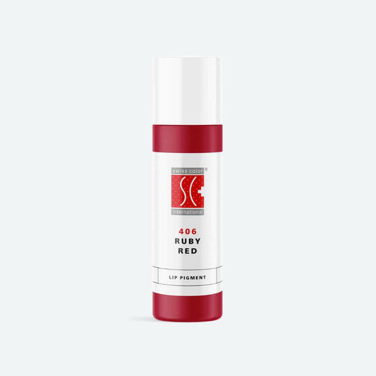 Pigmento PMU labbra 406 Ruby Red rosso freddo intenso