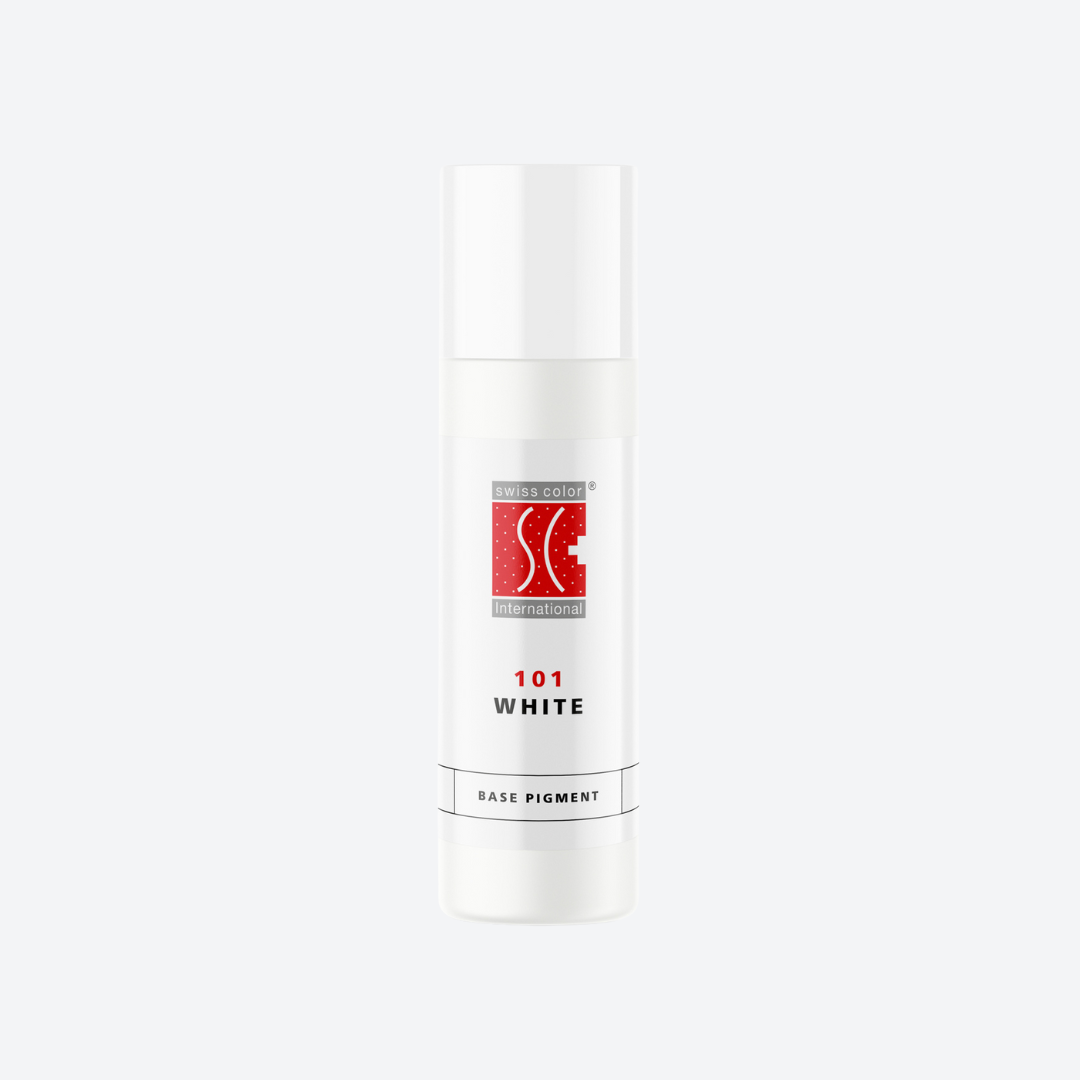 Pigmento PMU Swiss Color Base White 101 schiarente inorganico per miscelazione