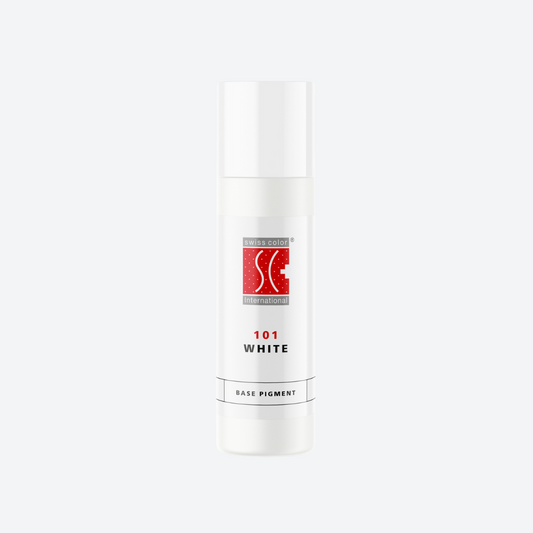 Pigmento PMU Swiss Color Base White 101 schiarente inorganico per miscelazione