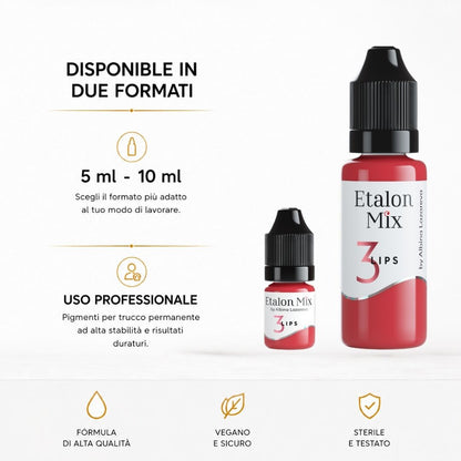 Etalon Mix 3 Lips nei formati 5 e 10 ml.