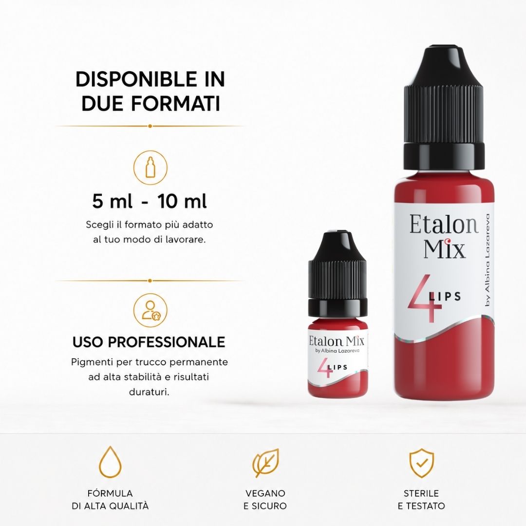 Etalon Mix 4 Lips nei formati 5 e 10 ml.