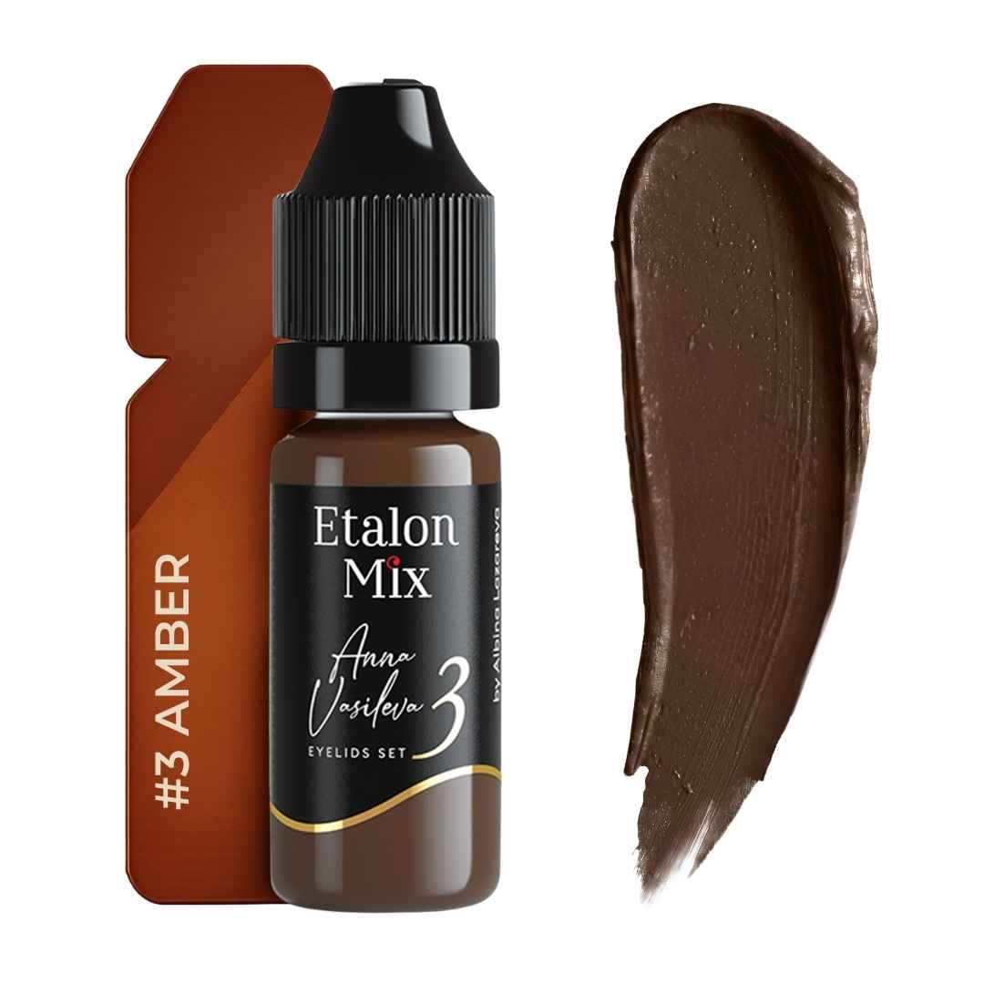 Etalon Mix Amber N°3, flacone e swatch