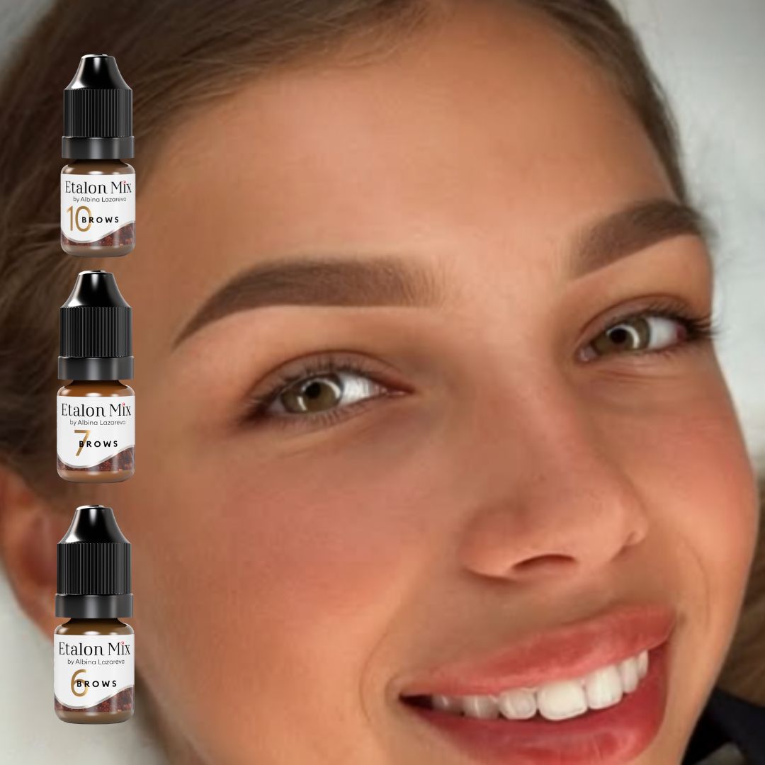 Risultato sopracciglia con Etalon Mix Arabica N°10 Mineral