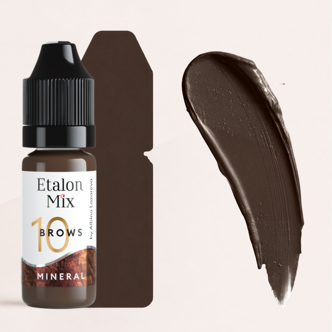 Etalon Mix Arabica N°10 – frasco y muestra de color