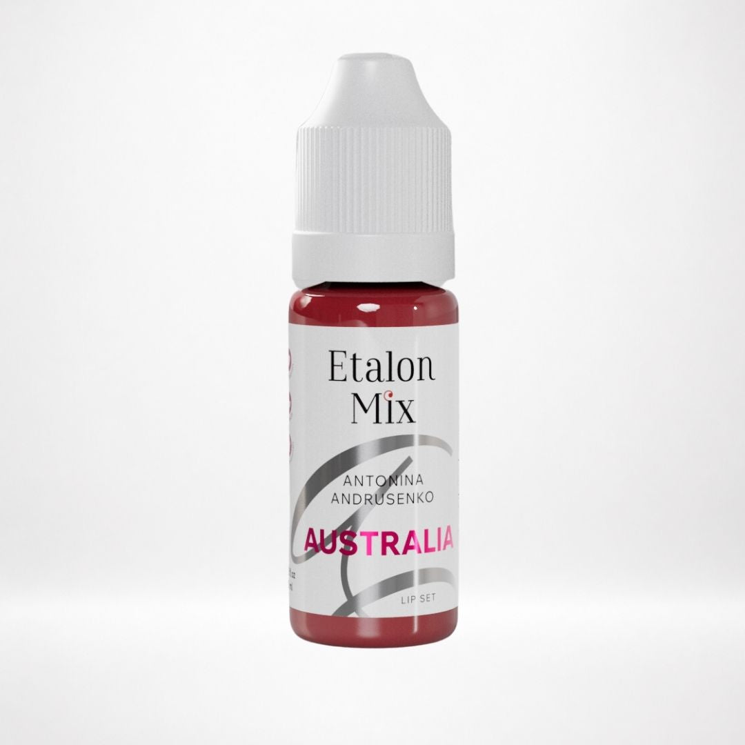 Flacone Etalon Mix Australia pigmento PMU labbra rosso vino freddo