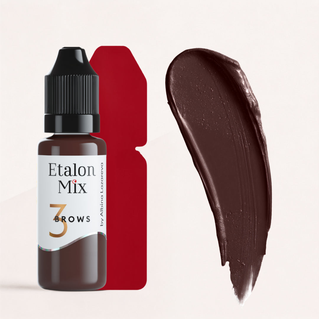 Etalon Mix Cognac N°3 – frasco y muestra de color