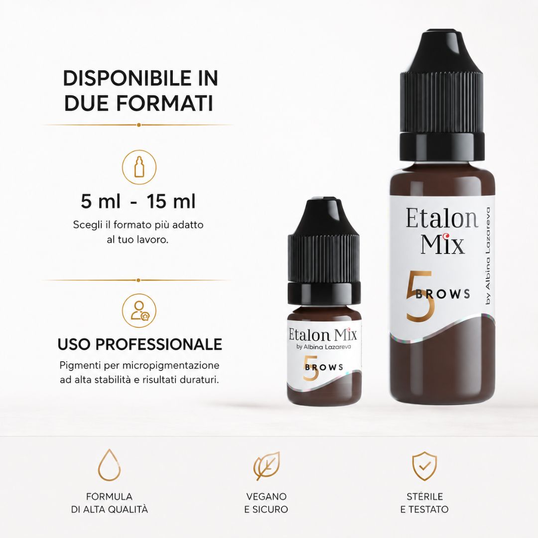 Etalon Mix Dark Chocolate N°5 immagine formati 5 ml e 15 ml