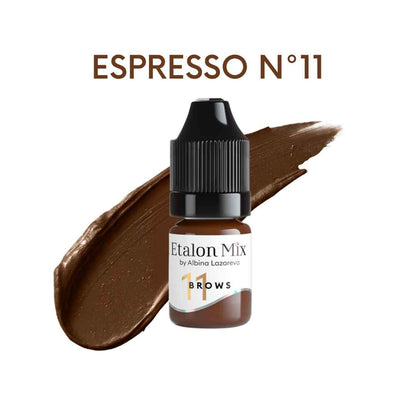Etalon Mix Espresso N°11, flacone con campione colore del set