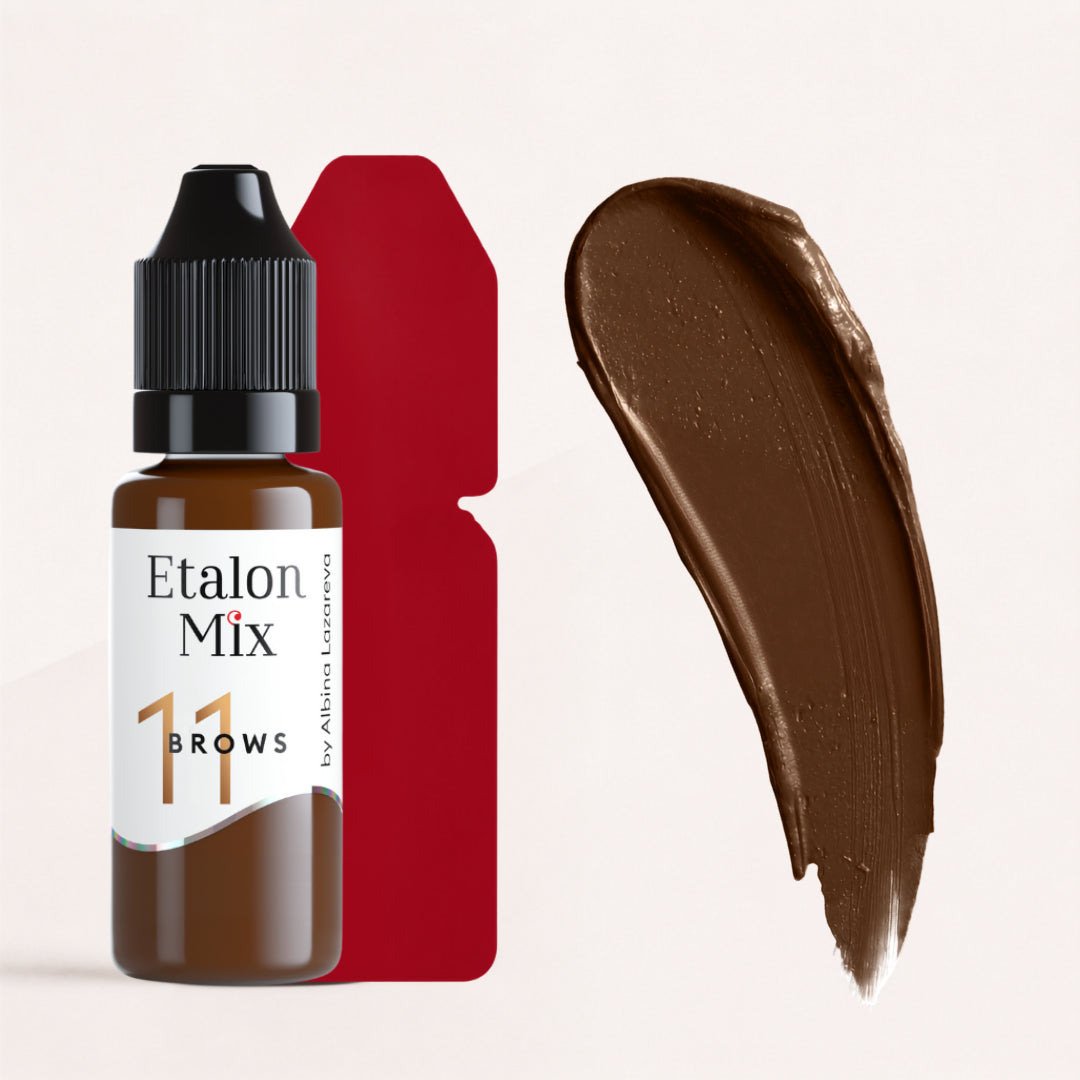 Etalon Mix Espresso N°11 – frasco y muestra de color