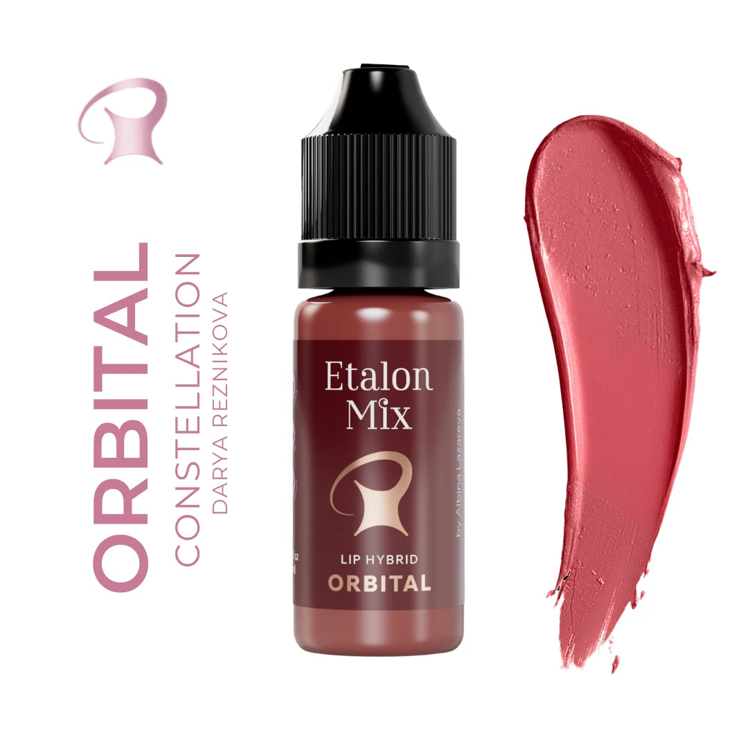 Etalon Mix Favor Orbital pigmento PMU labios – frasco y muestra de color
