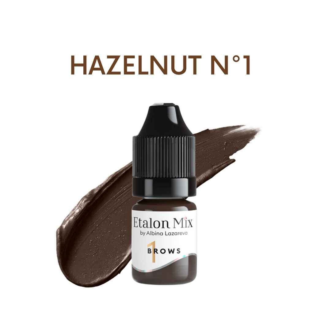 Etalon Mix Hazelnut N°1, flacone con campione colore del set