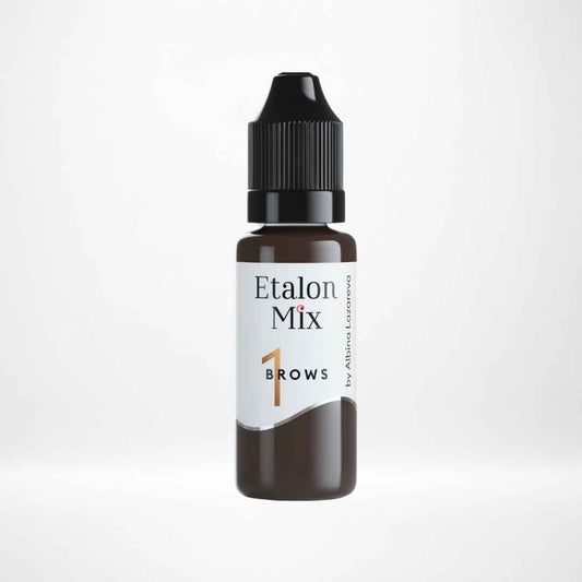 Flacone Etalon Mix Hazelnut N°1 pigmento PMU sopracciglia
