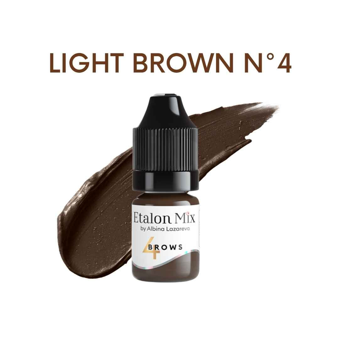 Etalon Mix Light Brown N°4, flacone con campione colore del set