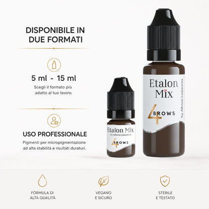 Etalon Mix Light Brown N°4 disponibile nei formati 5 ml e 15 ml
