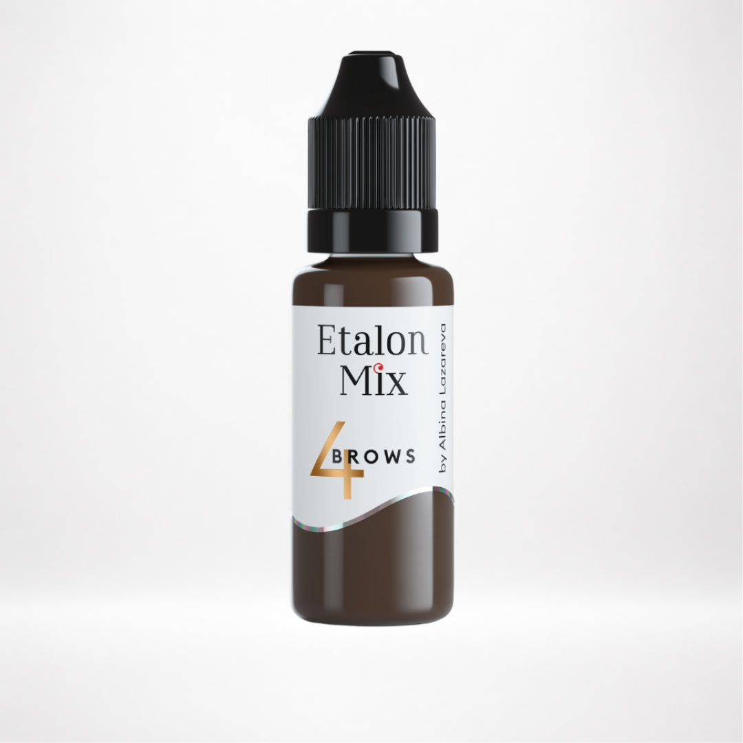 Etalon Mix Light Brown N°4 – frasco del pigmento PMU para cejas