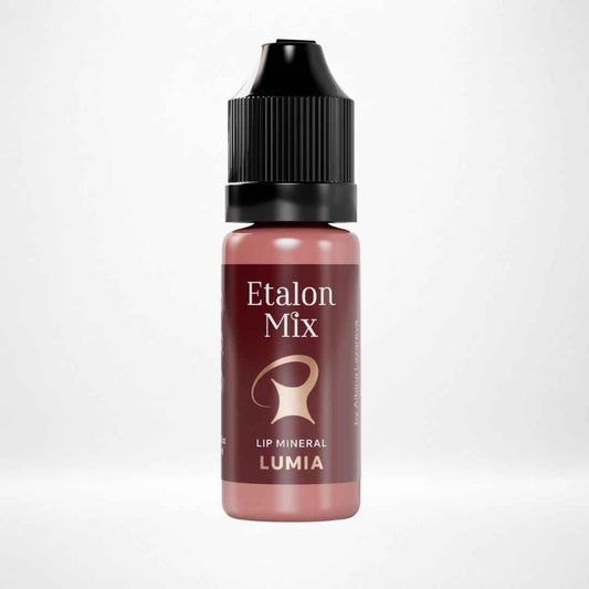 Flacone Etalon Mix Favor Lumia, pigmento PMU labbra viola-marrone