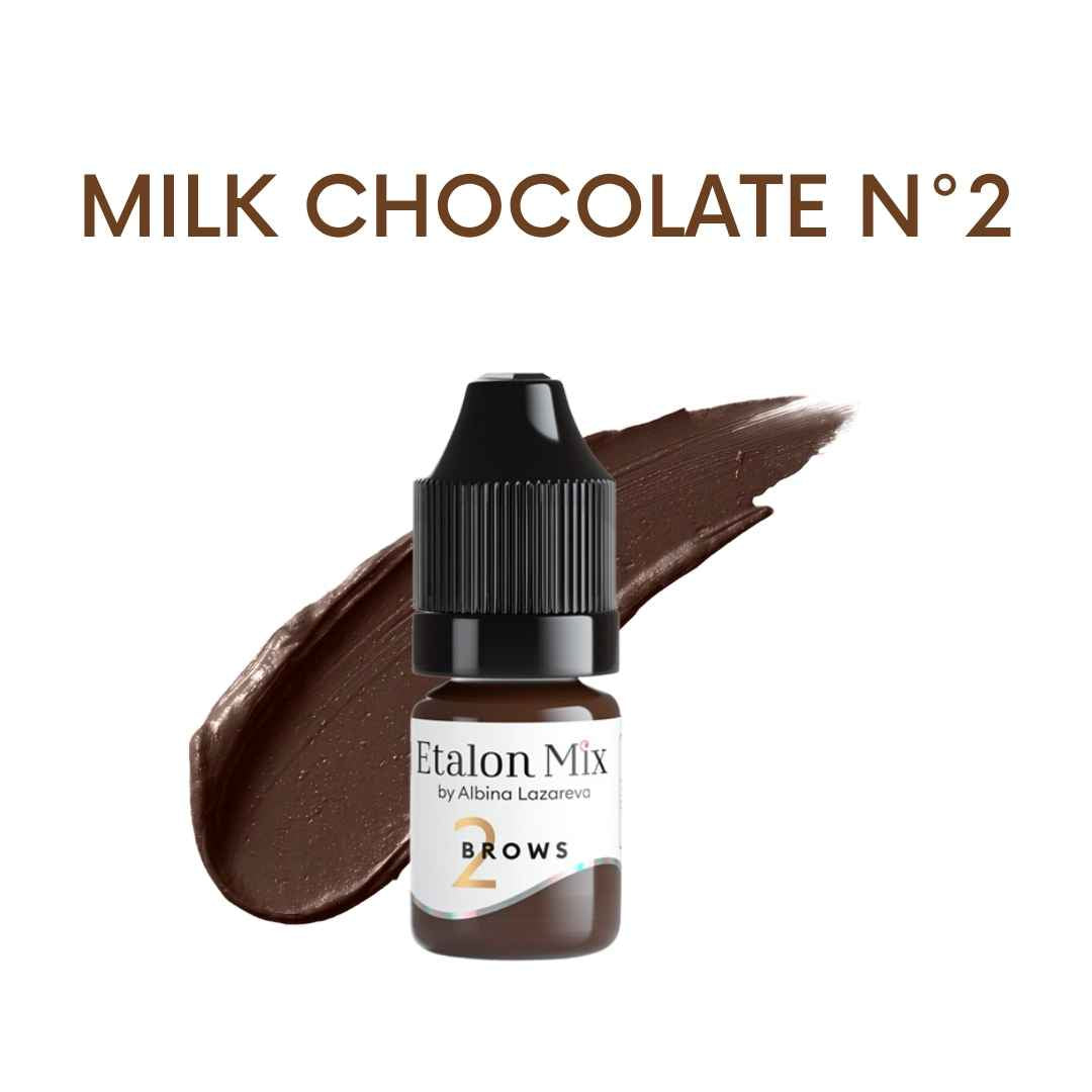 Etalon Mix Milk Chocolate N°2, flacone con campione colore del set