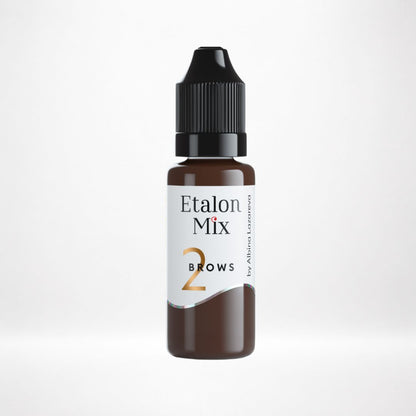 Flacone Etalon Mix Milk Chocolate N°2 pigmento PMU sopracciglia
