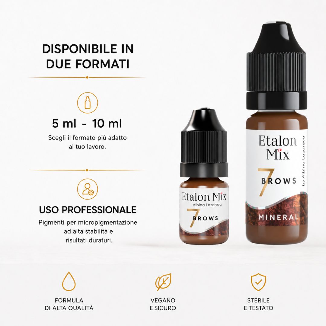 Etalon Mix Pecan N°7 Mineral nei formati 5 ml e 10 ml