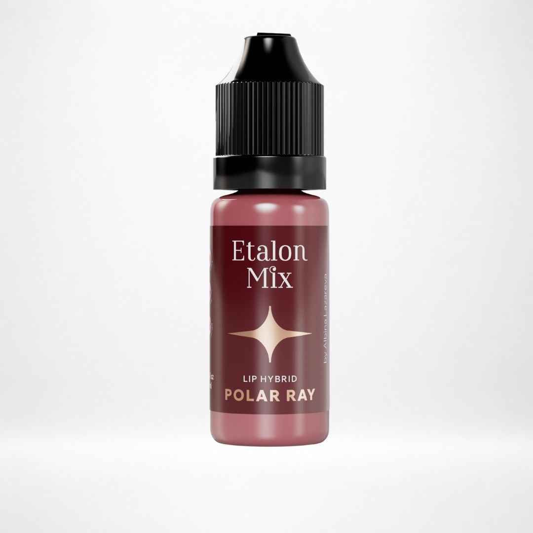 Flacone Etalon Mix Favor Polar Ray, pigmento PMU labbra rosa polveroso chiaro