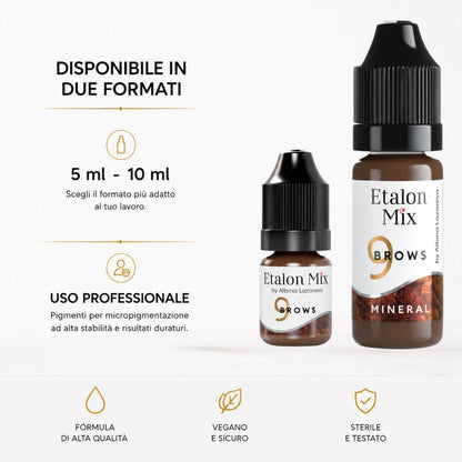 Etalon Mix Sepia N°9 Mineral disponibile in formati 5 ml e 10 ml