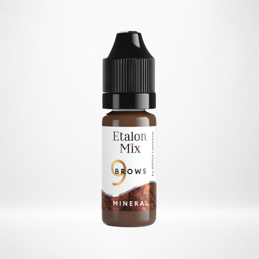 Etalon Mix Sepia N°9 – frasco del pigmento PMU para cejas