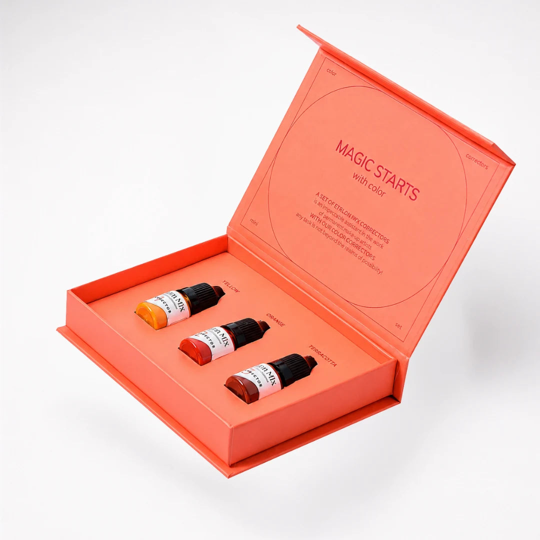 Etalon Mix Set Correctores PMU – detalle de tres correctores PMU