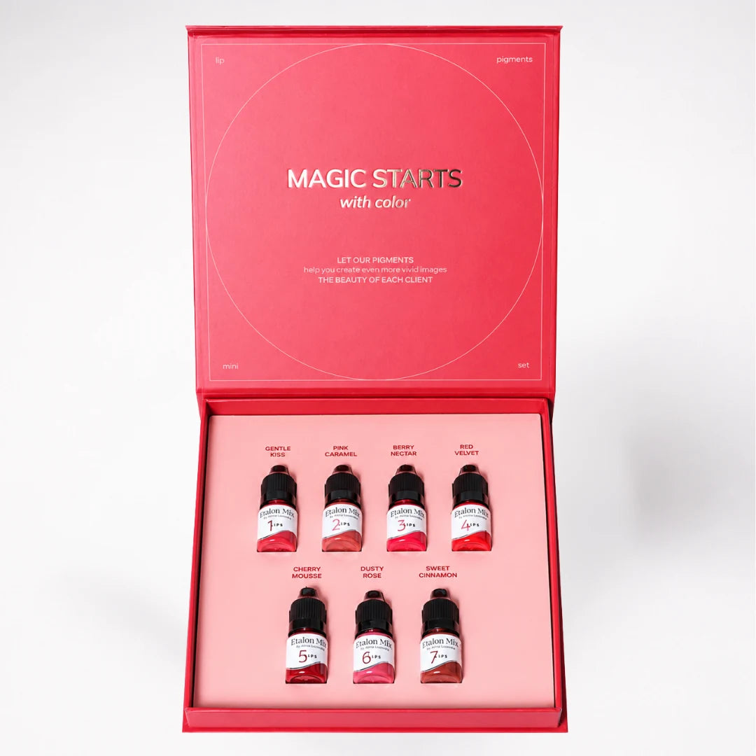 Etalon Mix Set Híbrido para labios – set abierto con siete pigmentos para labios