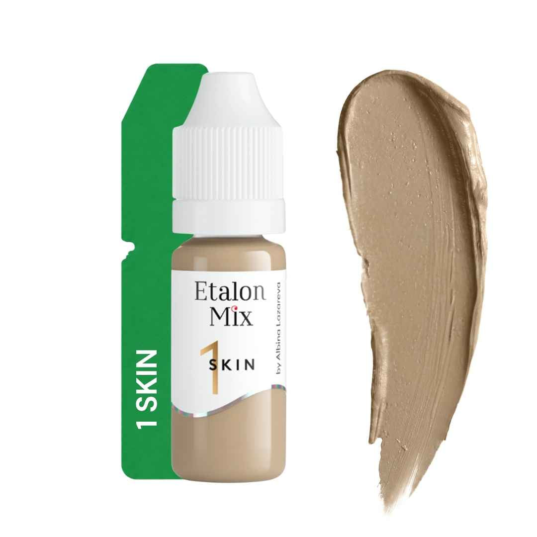 Etalon Mix Skin 1, flacone e swatch camouflage