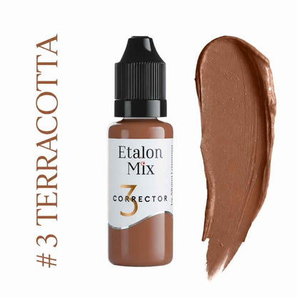 Etalon Mix Terracotta N°3, flacone e swatch
