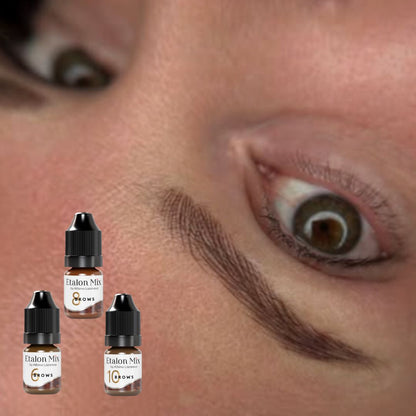 Risultato sopracciglia con Etalon Mix Tiziano N°8 Mineral