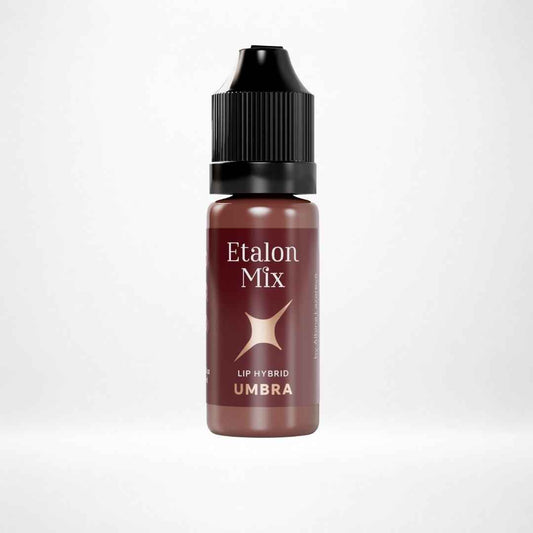Flacone Etalon Mix Favor Umbra, pigmento PMU labbra marrone scuro