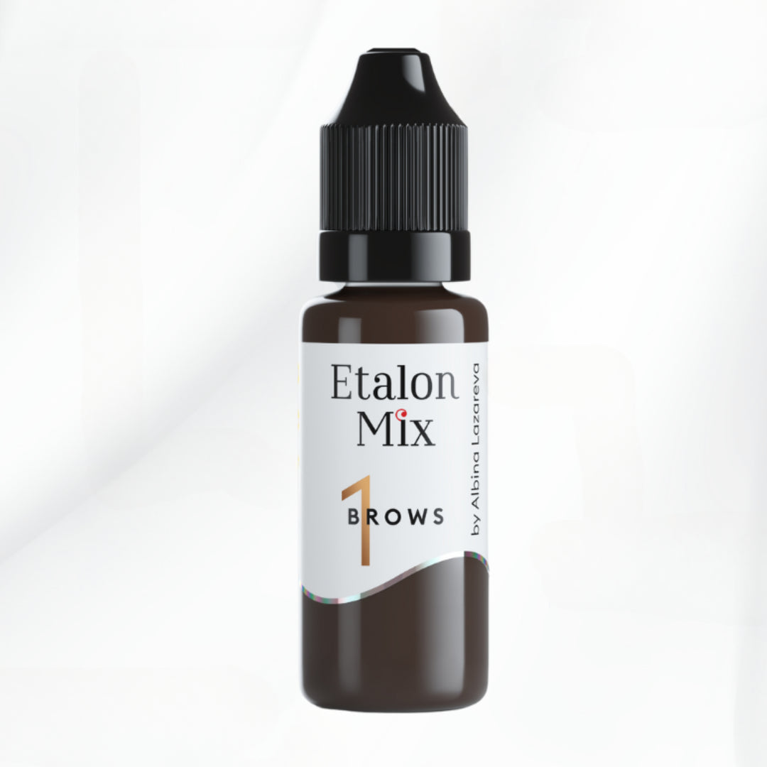 Etalon Mix Set Pigmentos Híbridos para Cejas Botella de 5 ml.