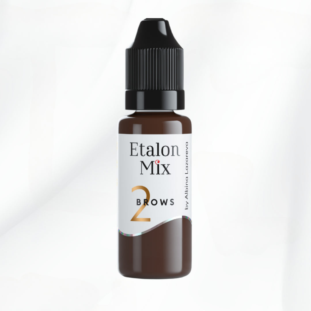 Etalon Mix Set Pigmentos Híbridos para Cejas Botella de 5 ml.