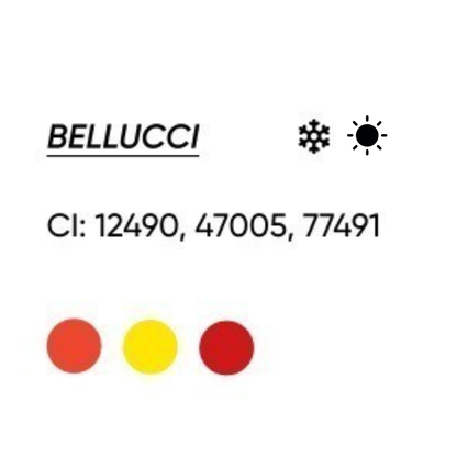 INCI pigmento PMU FACE Bellucci CI 12490 CI 47005 CI 77491 composizione professionale per labbra